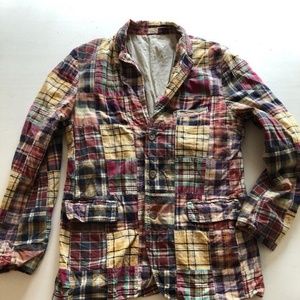 Madras Plaid Jacket Blazer